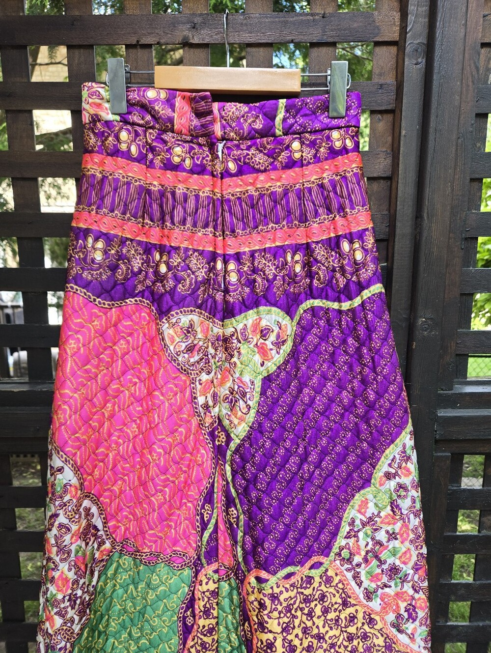 Vintage Quilted Maxi Skirt - Picture 6 of 7
